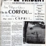 Trident Club Méditerranée Mars 1952