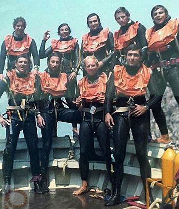 Teamp plongée 1971