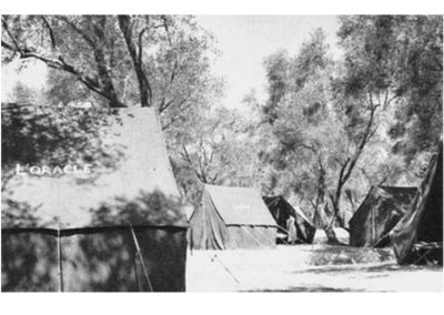 1952 Les tentes de Corfou