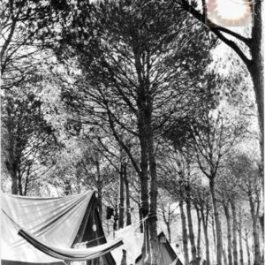 Les tentes du Village Magique Caprera 1955 Carte postale ancienne